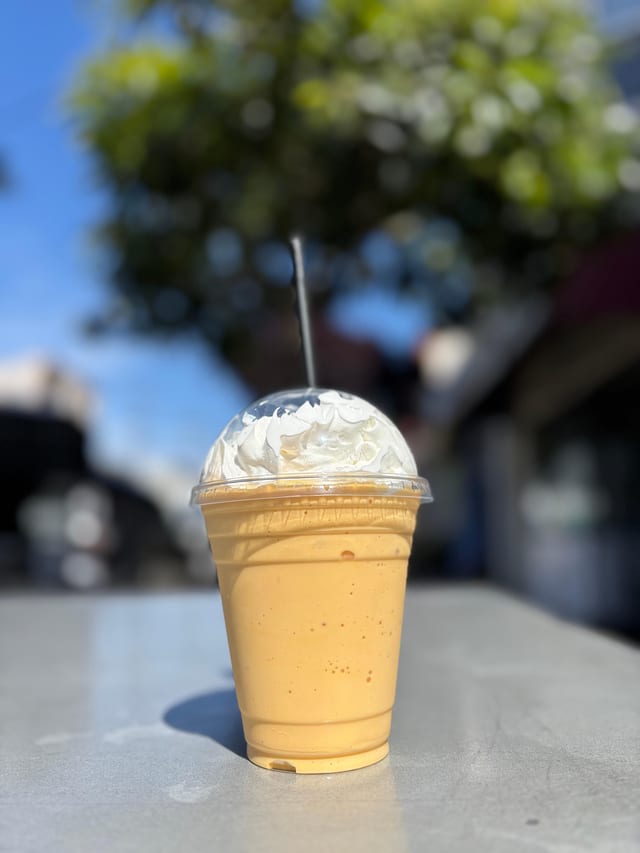 Mango Milk Shake.